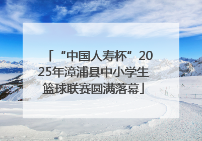 “中国人寿杯”2025年漳浦县中小学生篮球联赛圆满落幕