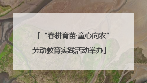 “春耕育苗·童心向农”劳动教育实践活动举办
