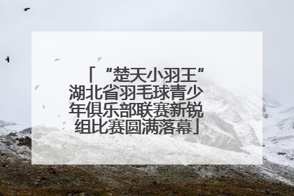 “楚天小羽王”湖北省羽毛球青少年俱乐部联赛新锐组比赛圆满落幕
