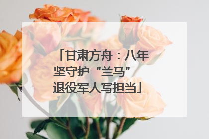 甘肃方舟：八年坚守护“兰马” 退役军人写担当