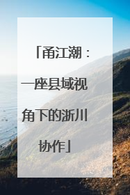 甬江潮：一座县域视角下的浙川协作
