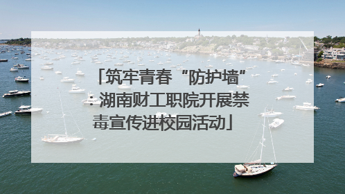 筑牢青春“防护墙”：湖南财工职院开展禁毒宣传进校园活动