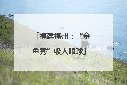 福建福州：“金鱼秀”吸人眼球