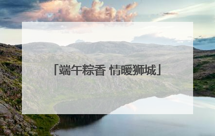 端午粽香 情暖狮城
