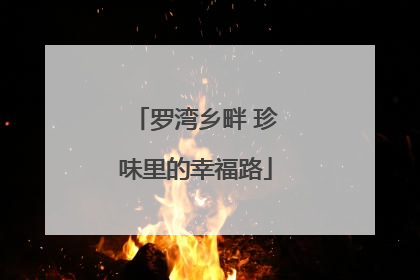 罗湾乡畔 珍味里的幸福路
