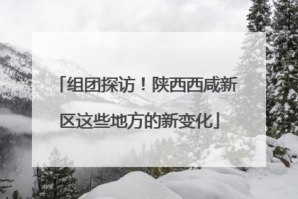组团探访！陕西西咸新区这些地方的新变化