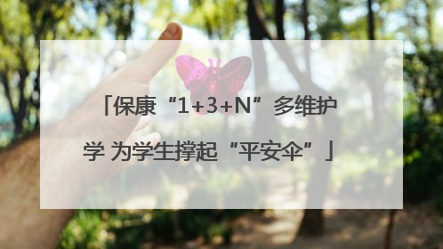 保康“1+3+N”多维护学 为学生撑起“平安伞”