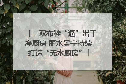 一双布鞋“逼”出干净厨房 丽水景宁持续打造“无水厨房”