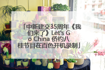 中新建交35周年《我们来了》Let's Go China 侨约八桂节目在百色开机录制