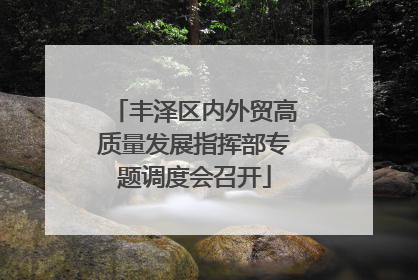 丰泽区内外贸高质量发展指挥部专题调度会召开