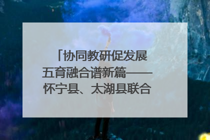 协同教研促发展 五育融合谱新篇——怀宁县、太湖县联合教研活动在月山镇中心学校成功举办