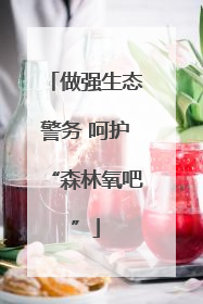 做强生态警务 呵护“森林氧吧”