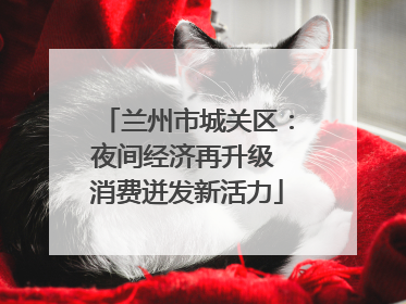 兰州市城关区：夜间经济再升级 消费迸发新活力