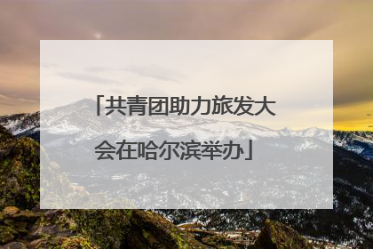 共青团助力旅发大会在哈尔滨举办