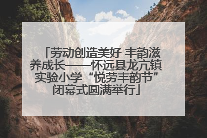 劳动创造美好 丰韵滋养成长——怀远县龙亢镇实验小学“悦劳丰韵节”闭幕式圆满举行