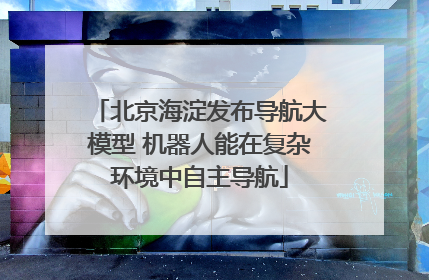 北京海淀发布导航大模型 机器人能在复杂环境中自主导航