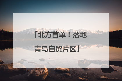 北方首单！落地青岛自贸片区