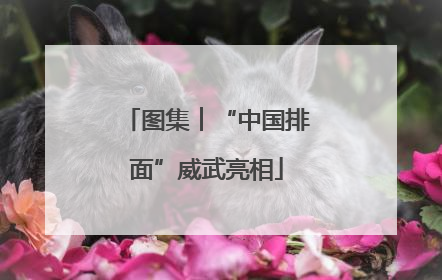 图集︱“中国排面”威武亮相