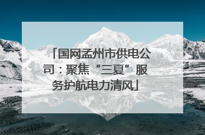 国网孟州市供电公司：聚焦“三夏”服务护航电力清风