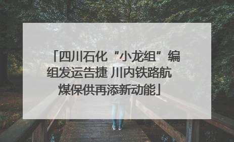 四川石化“小龙组”编组发运告捷 川内铁路航煤保供再添新动能