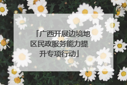 广西开展边境地区民政服务能力提升专项行动