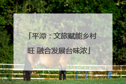 平潭：文旅赋能乡村旺 融合发展台味浓