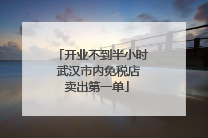 开业不到半小时 武汉市内免税店卖出第一单