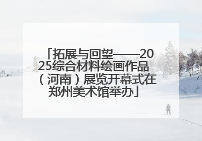 拓展与回望——2025综合材料绘画作品（河南）展览开幕式在郑州美术馆举办