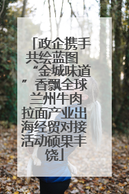 政企携手共绘蓝图 “金城味道”香飘全球 兰州牛肉拉面产业出海经贸对接活动硕果丰饶