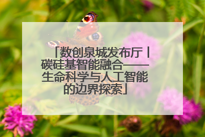 数创泉城发布厅丨碳硅基智能融合——生命科学与人工智能的边界探索
