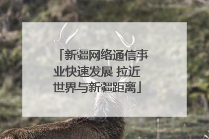 新疆网络通信事业快速发展 拉近世界与新疆距离