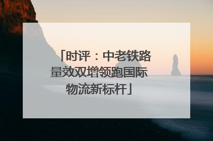 时评：中老铁路量效双增领跑国际物流新标杆