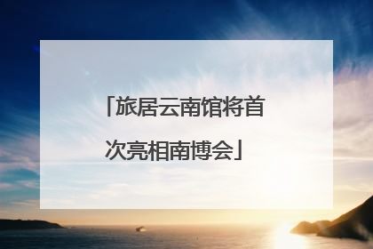 旅居云南馆将首次亮相南博会