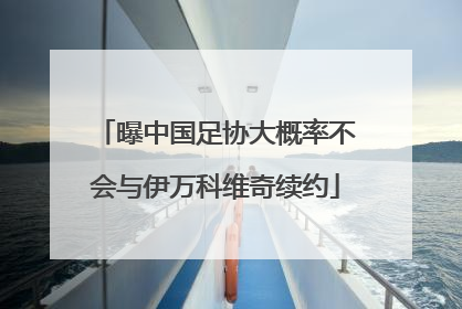 曝中国足协大概率不会与伊万科维奇续约