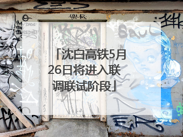 沈白高铁5月26日将进入联调联试阶段