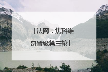 法网：焦科维奇晋级第三轮