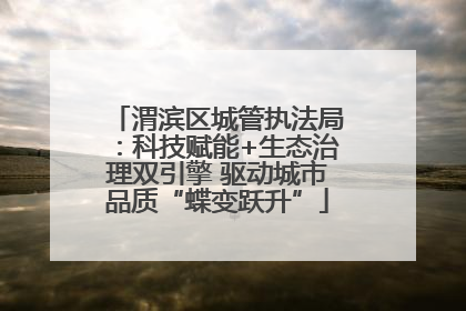 渭滨区城管执法局：科技赋能+生态治理双引擎 驱动城市品质“蝶变跃升”