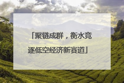 聚链成群，衡水竞逐低空经济新赛道