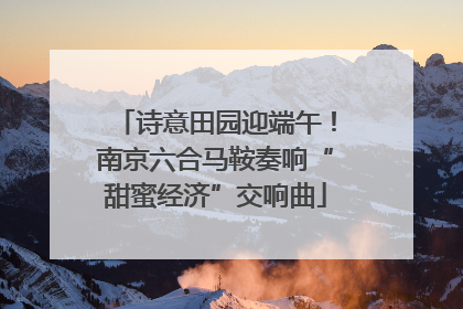 诗意田园迎端午！南京六合马鞍奏响“甜蜜经济”交响曲