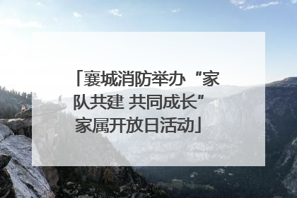 襄城消防举办“家队共建 共同成长”家属开放日活动