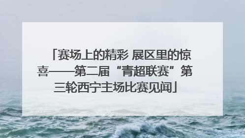 赛场上的精彩 展区里的惊喜——第二届“青超联赛”第三轮西宁主场比赛见闻