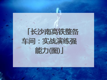 长沙南高铁整备车间：实战演练强能力(图)