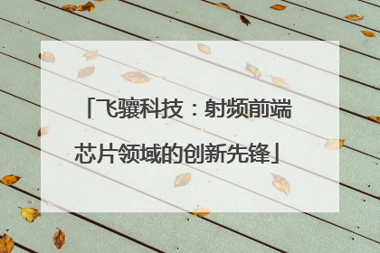 飞骧科技：射频前端芯片领域的创新先锋