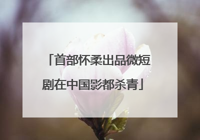 首部怀柔出品微短剧在中国影都杀青