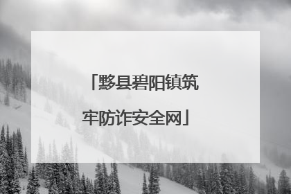 黟县碧阳镇筑牢防诈安全网