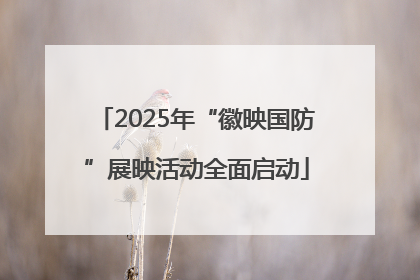 2025年“徽映国防”展映活动全面启动