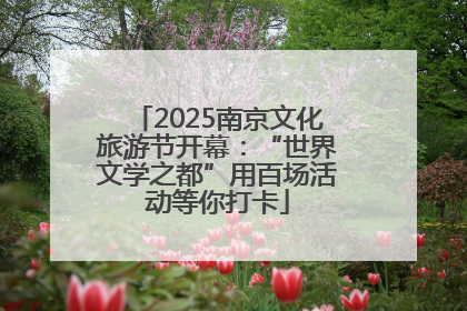 2025南京文化旅游节开幕：“世界文学之都”用百场活动等你打卡