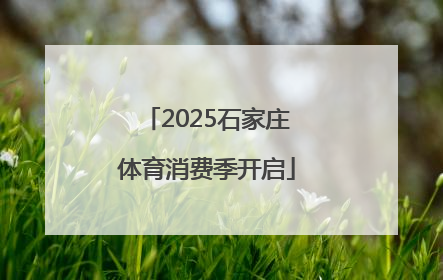 2025石家庄体育消费季开启